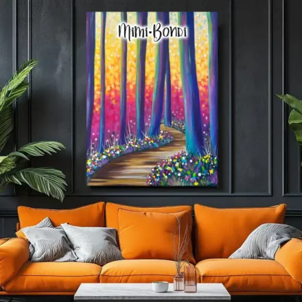 Mimi Bondi Artist of Wonder Buy colourful whimsical art for your home