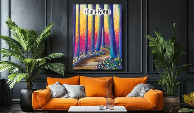 Mimi Bondi Artist of Wonder Buy colourful whimsical art for your home