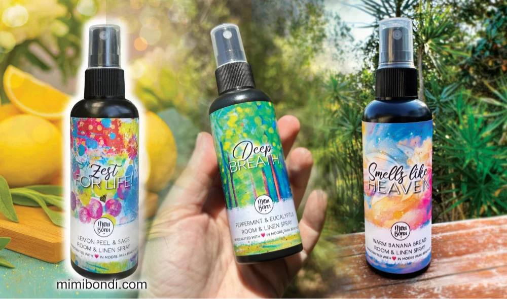 Handcrafted room sprays Australia – Living Colour Collection by Mimi Bondi