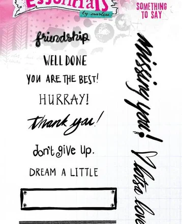 Art by Marlene Something to Say Stamp