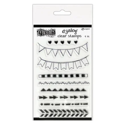 Dylusions On the Edge Stamp Set