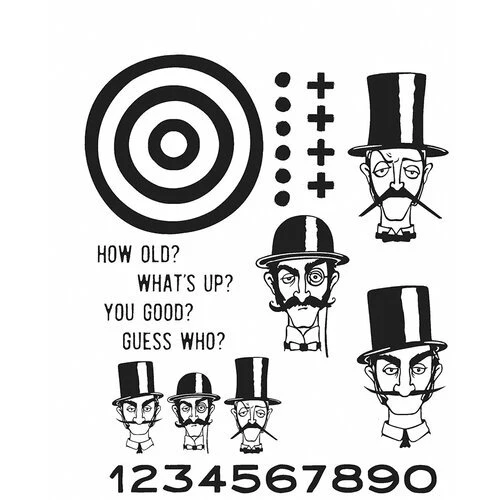 Tim Holtz Inquisitive Stamp Set